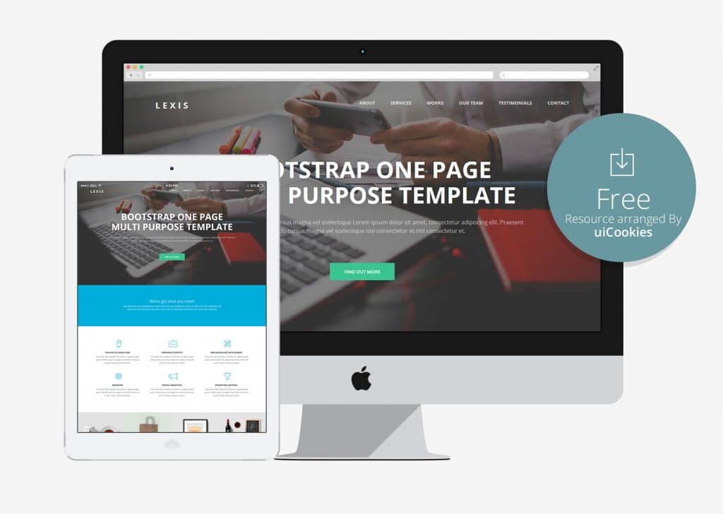 Lexis – Minimal Corporate Bootstrap Template