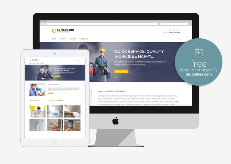 Fontanero-Free-Plumbing-Construction-&-Repair-HTML5-Website-Template