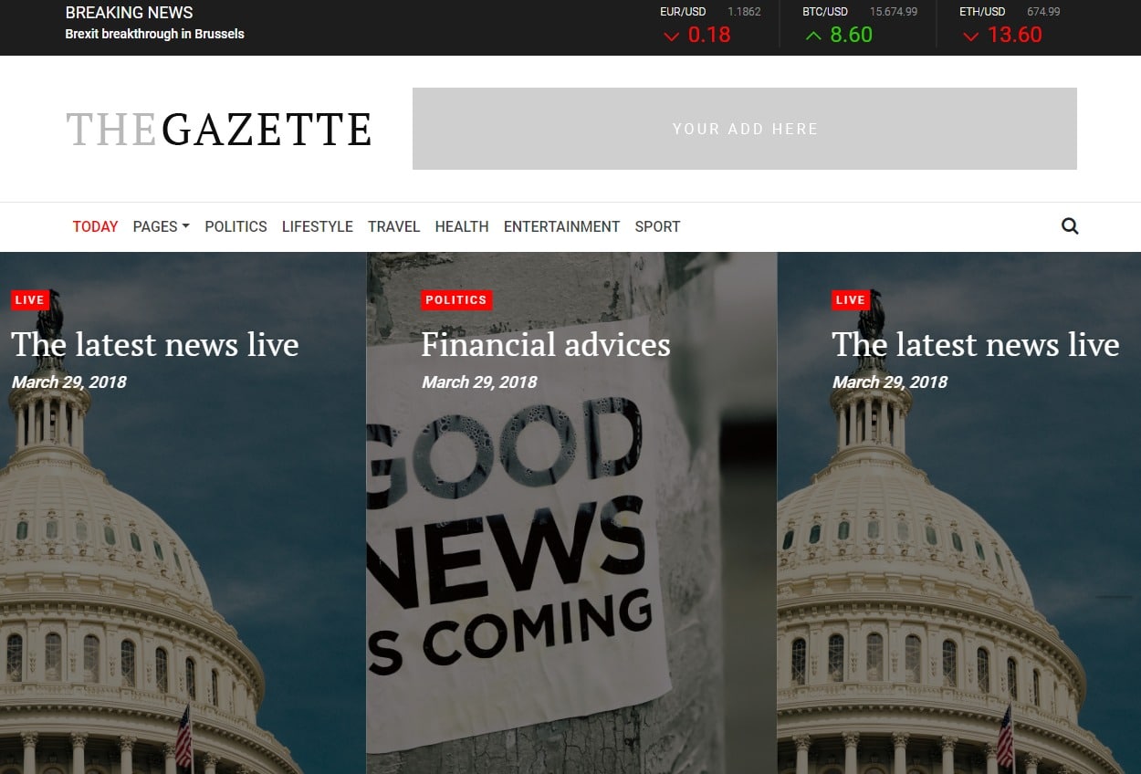 TheGazette-free-simple-website-template