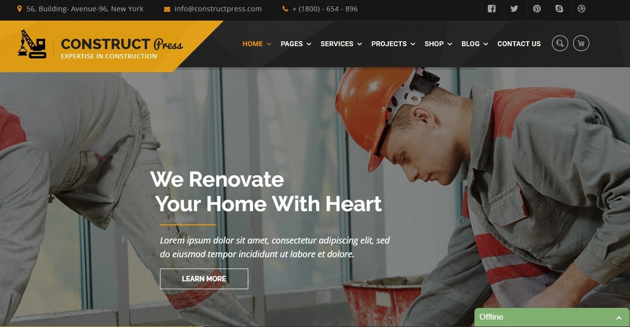 construct-press-html-construction-template