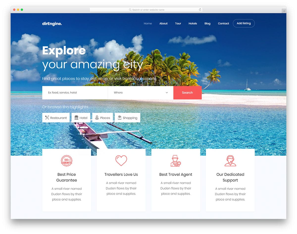 travel blog template