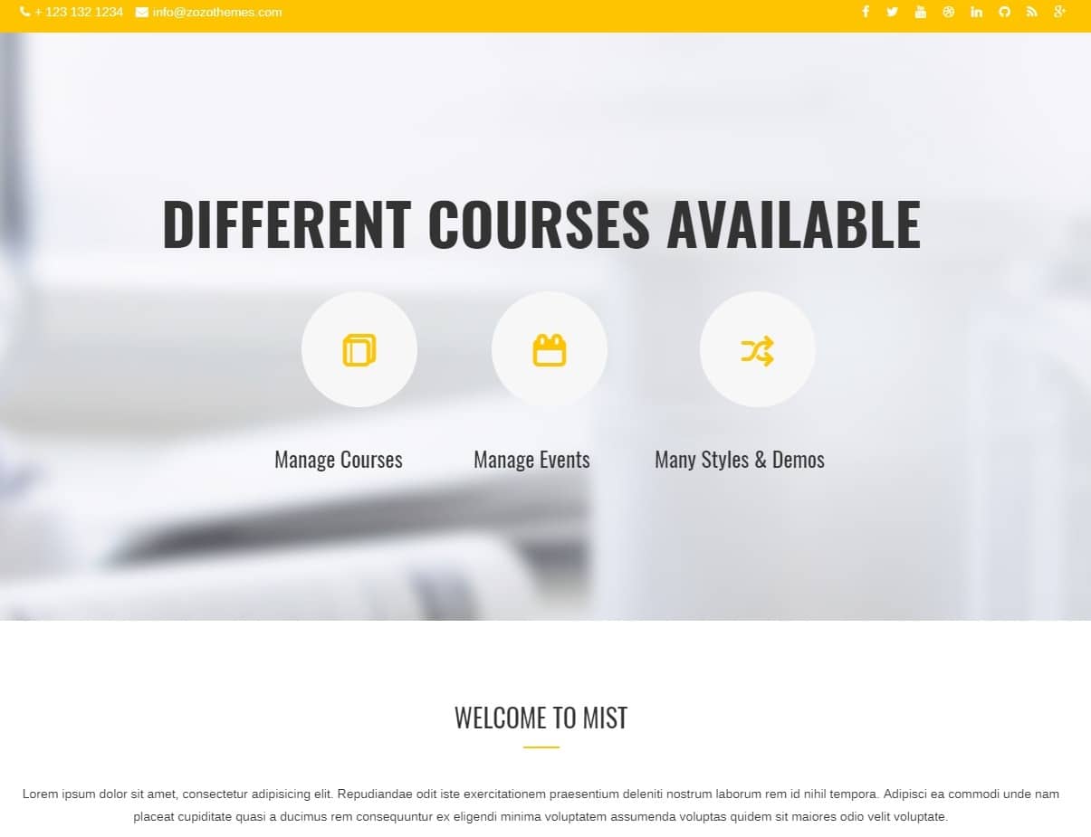 mist-html-education-website-template