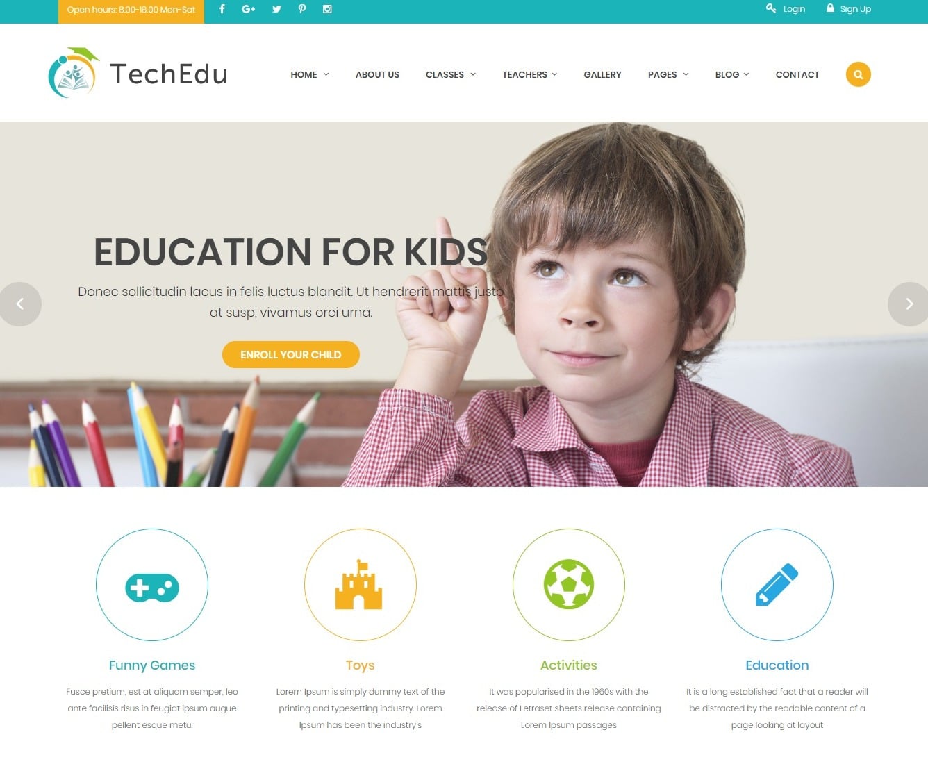 techedu-education-website-template