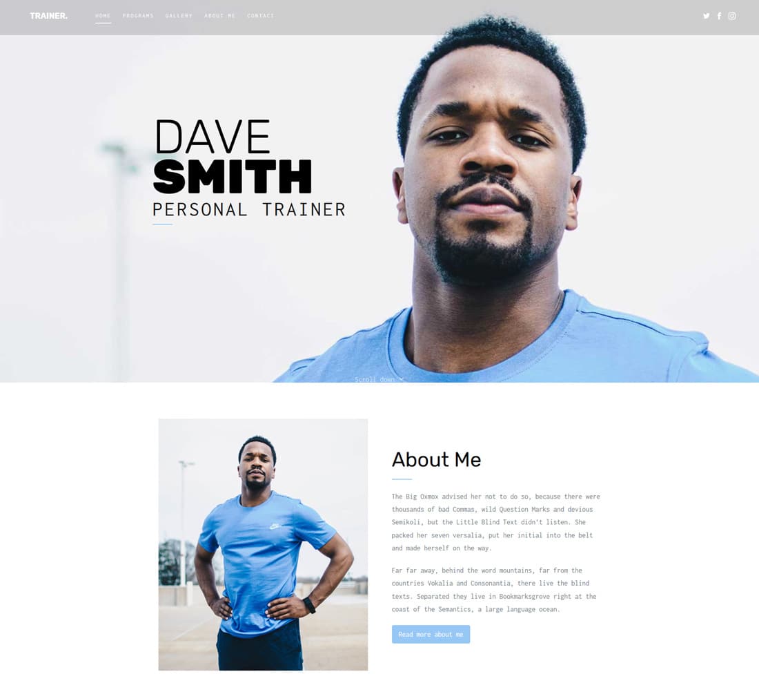 Trainer-free-HTML5-website-templates