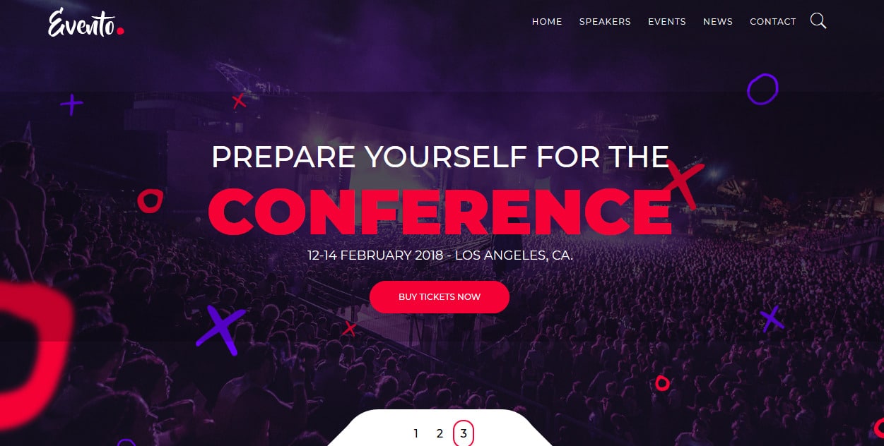 Evento-Free-Responsive-Website-Templates