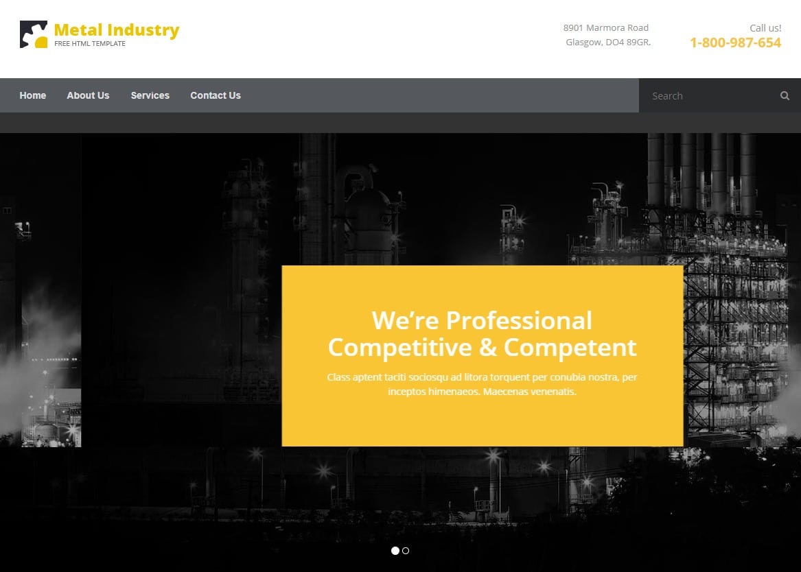 Company Website Templates Free Download Html5