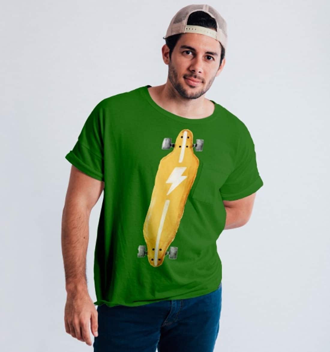 Mens-Round-neck-T-shirt-Mockup-With-Model-3