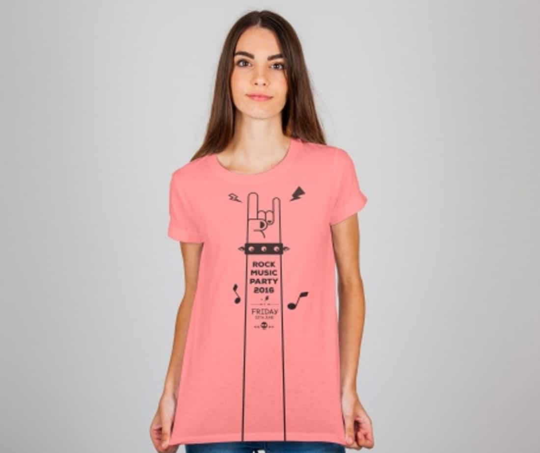 Women-T-shirt-Mockup-With-Model-8