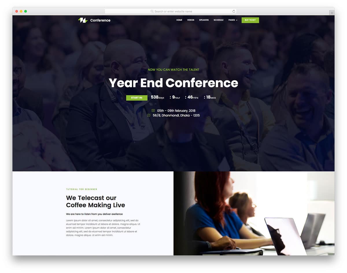 conference-free-event-website-templates