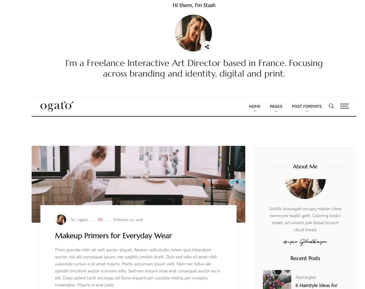ogato-html-blog-template