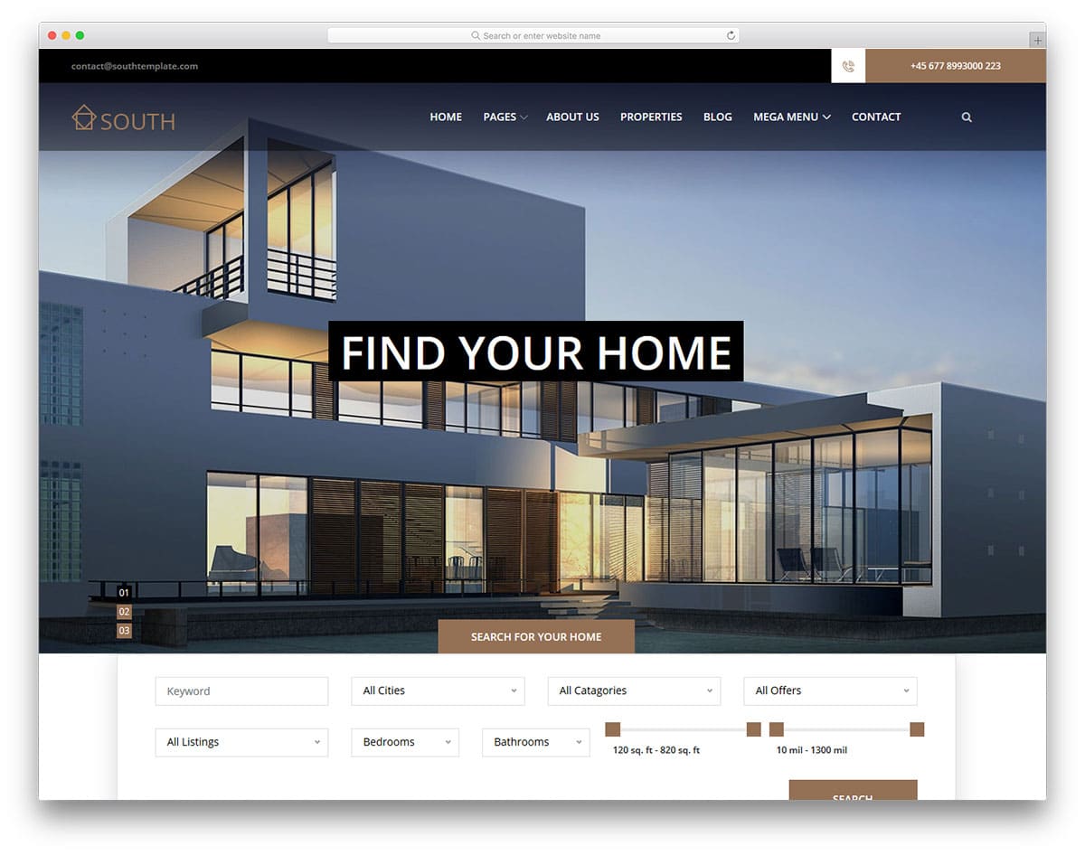 south-free-real-estate-website-templates
