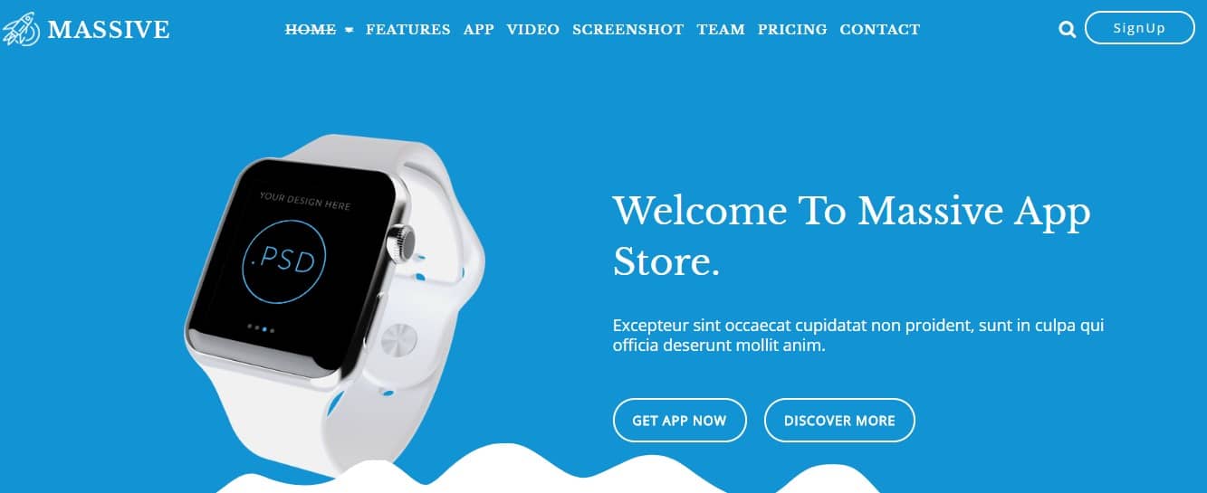 Massive-App-Landing-Template