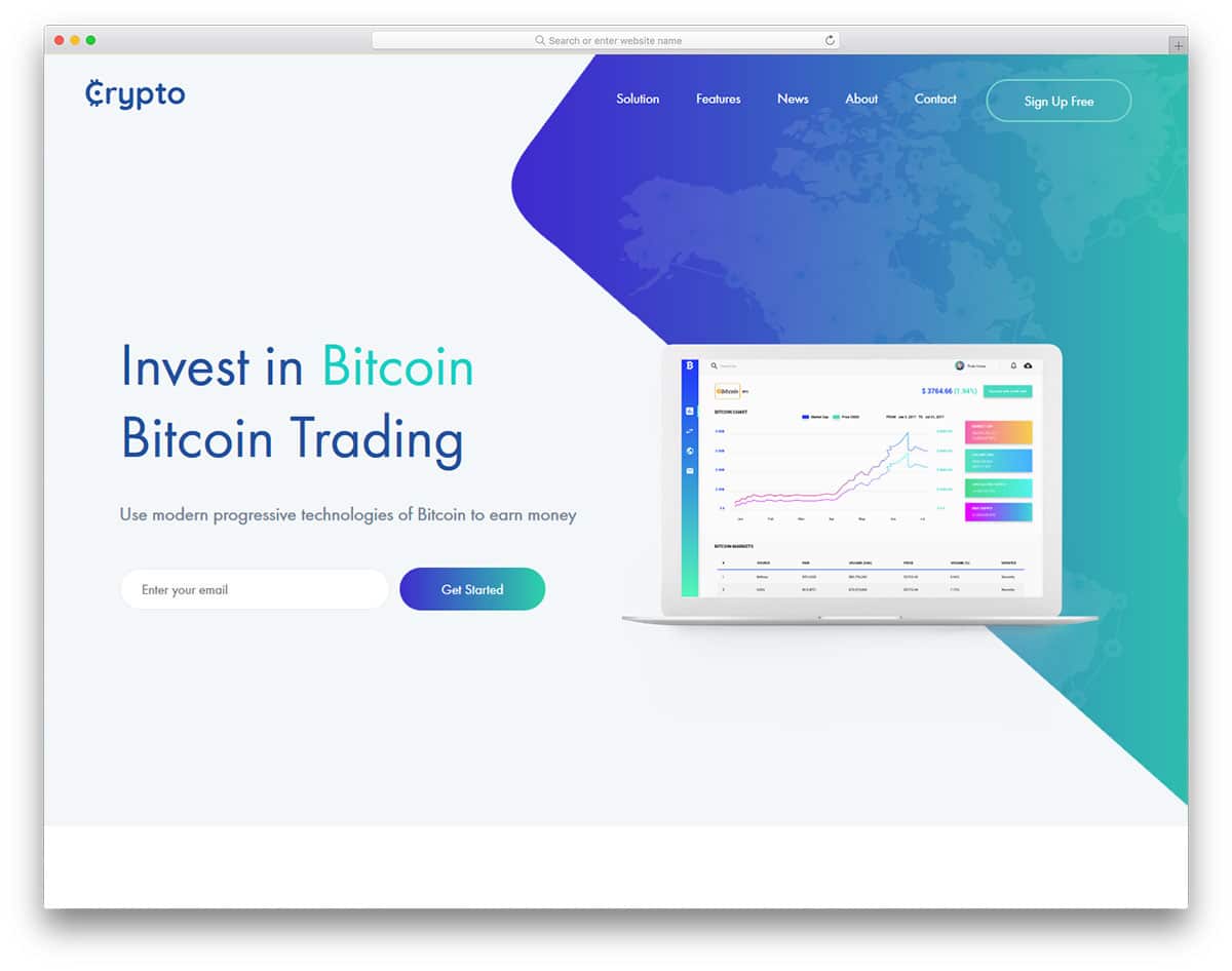 cryptocurrency-free-finance-website-templates