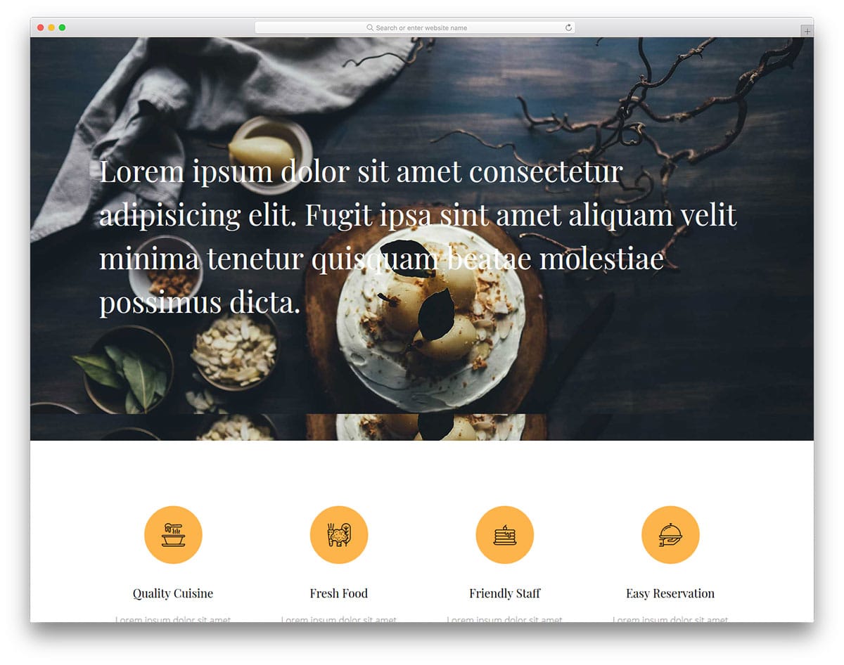 diner-free-clean-website-templates