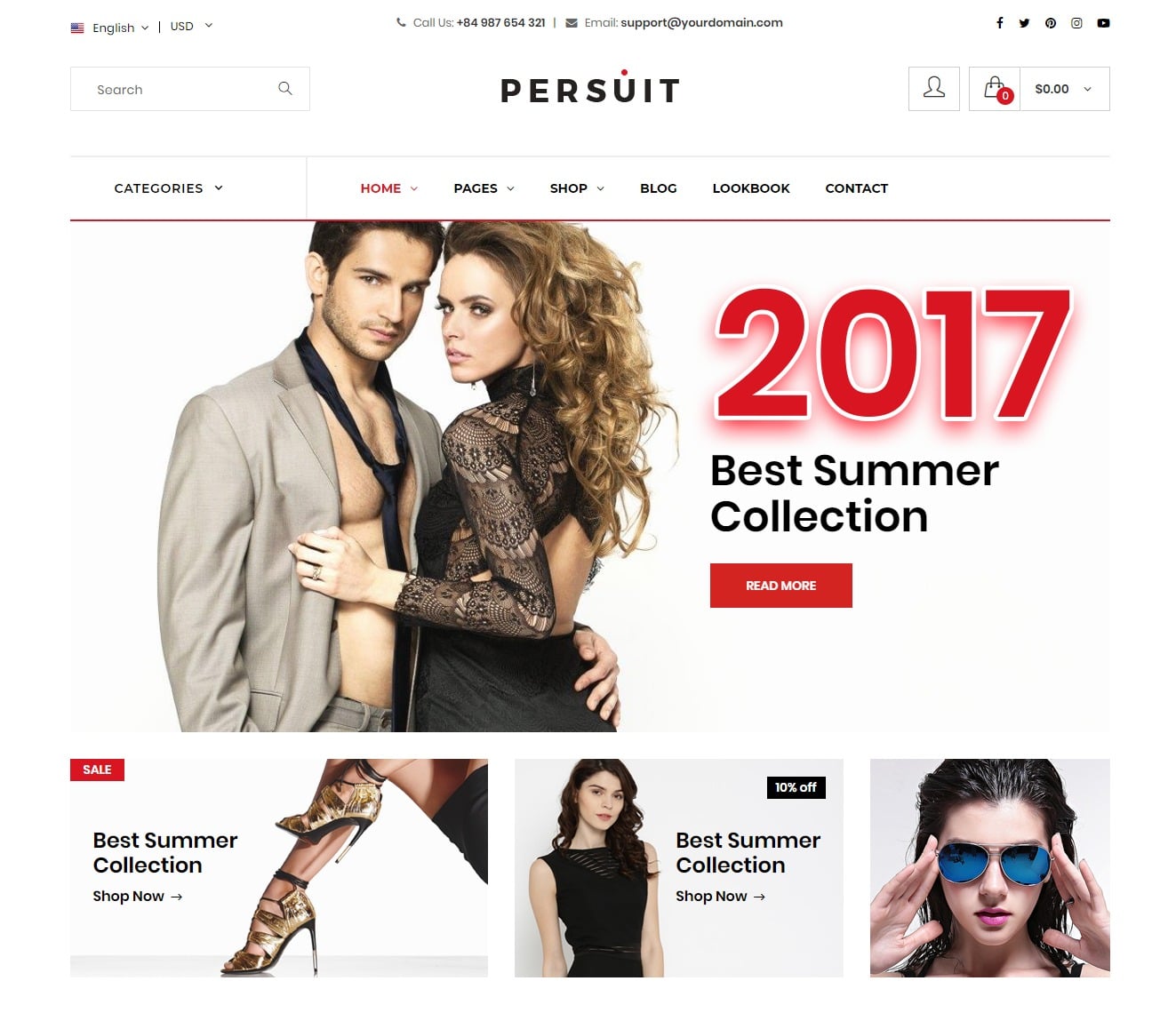 persuit-shop-website-template