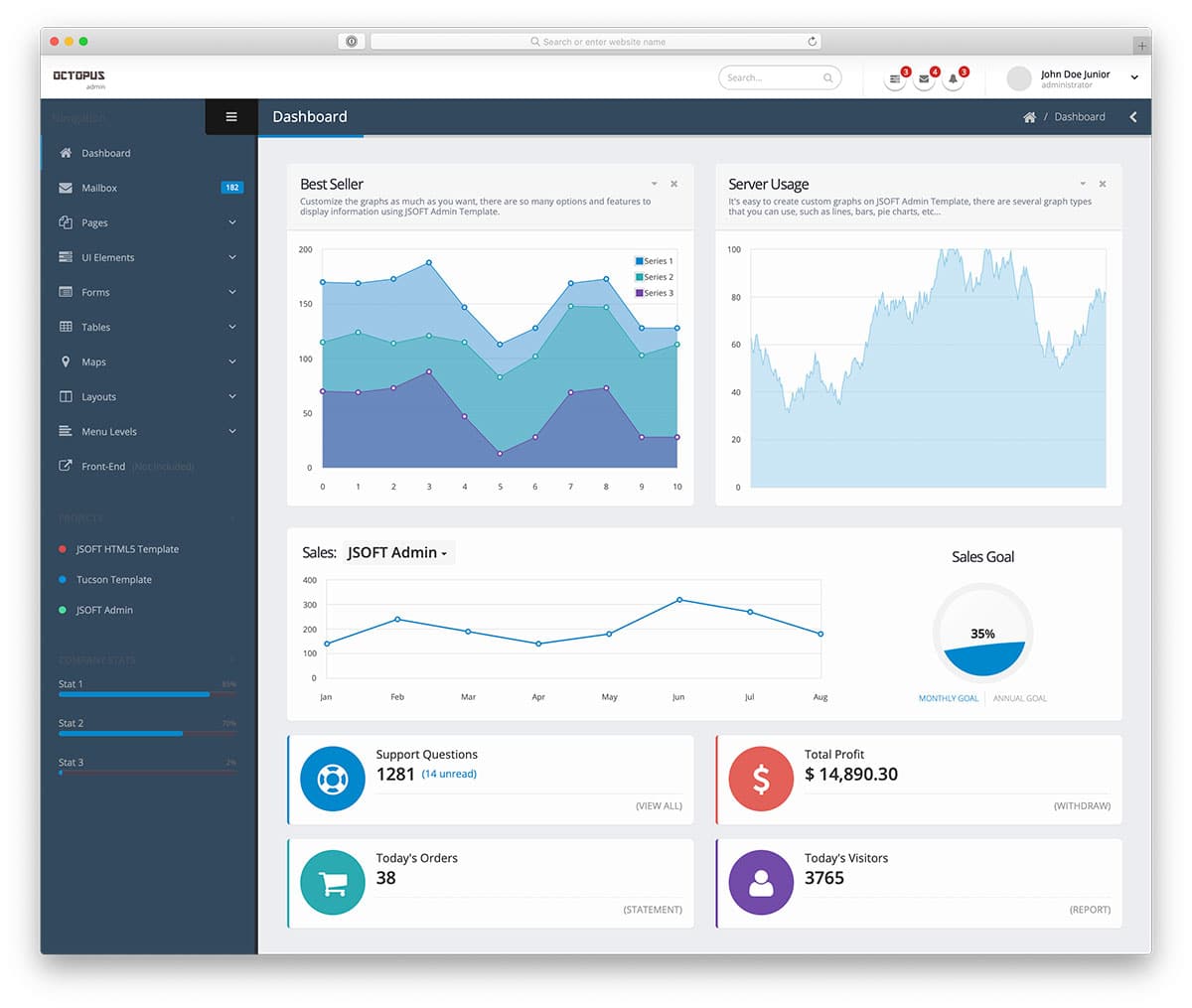 octopus-free-bootstrap-admin-templates
