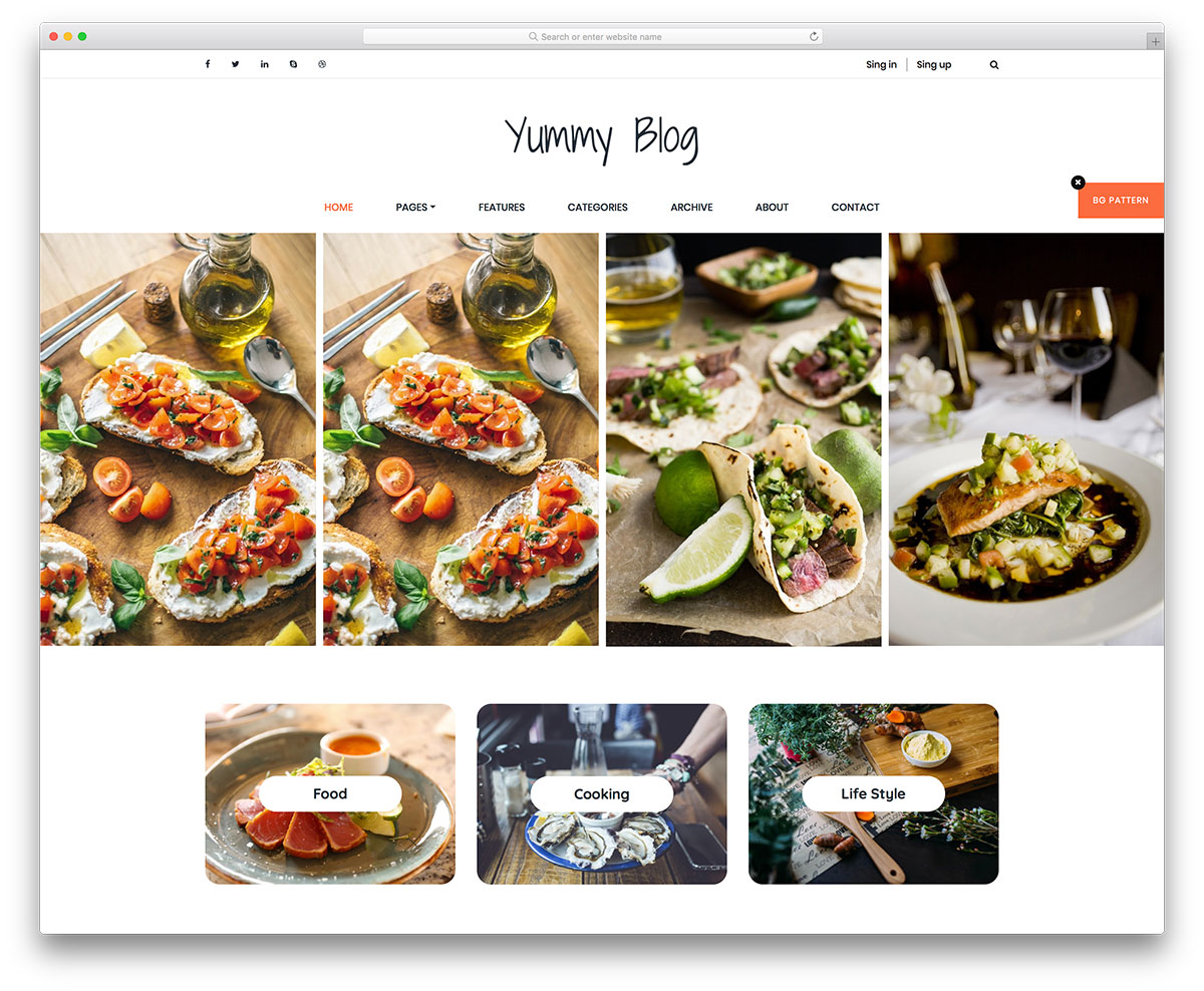yummy-free-simple-css-templates