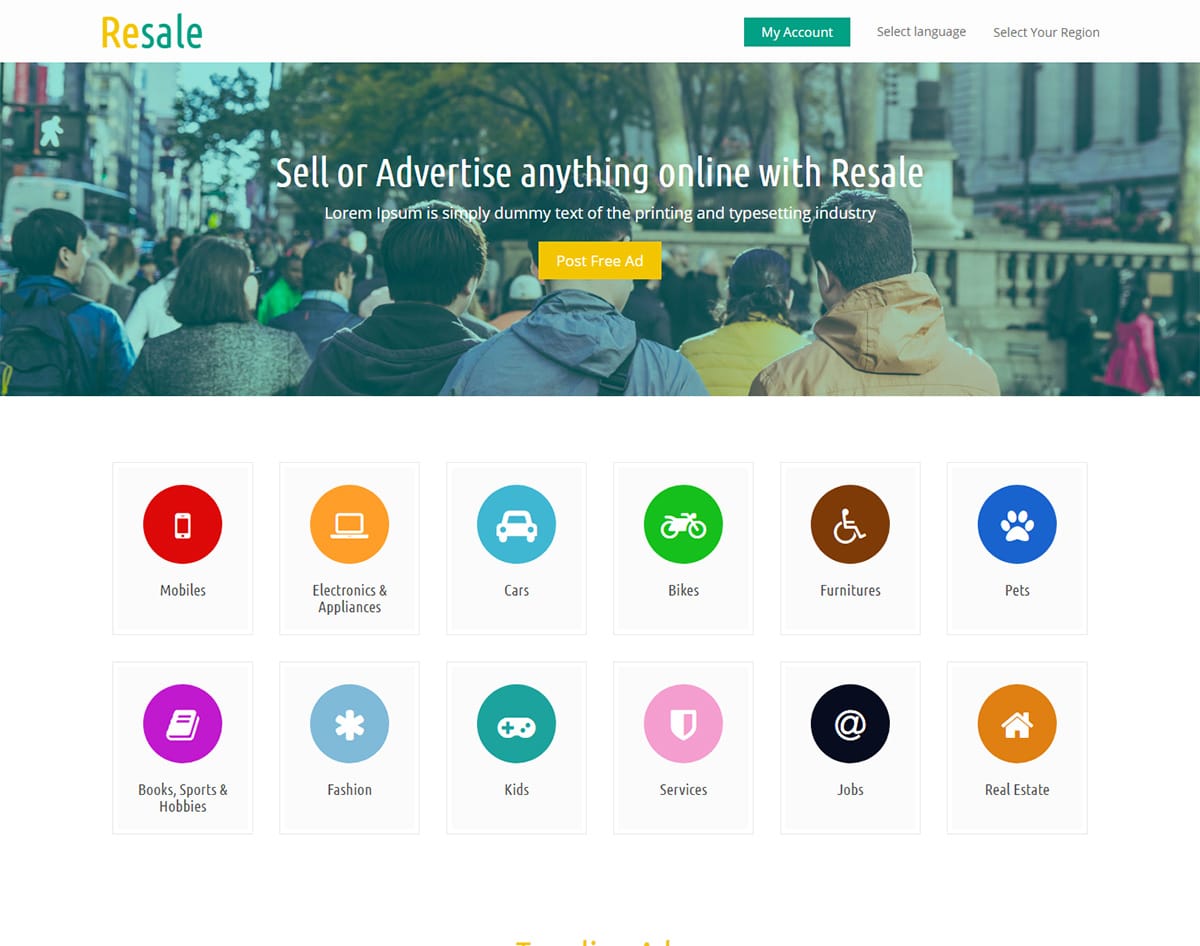 30+ Free Classified Ads Website Templates For Directories & Listings 2020