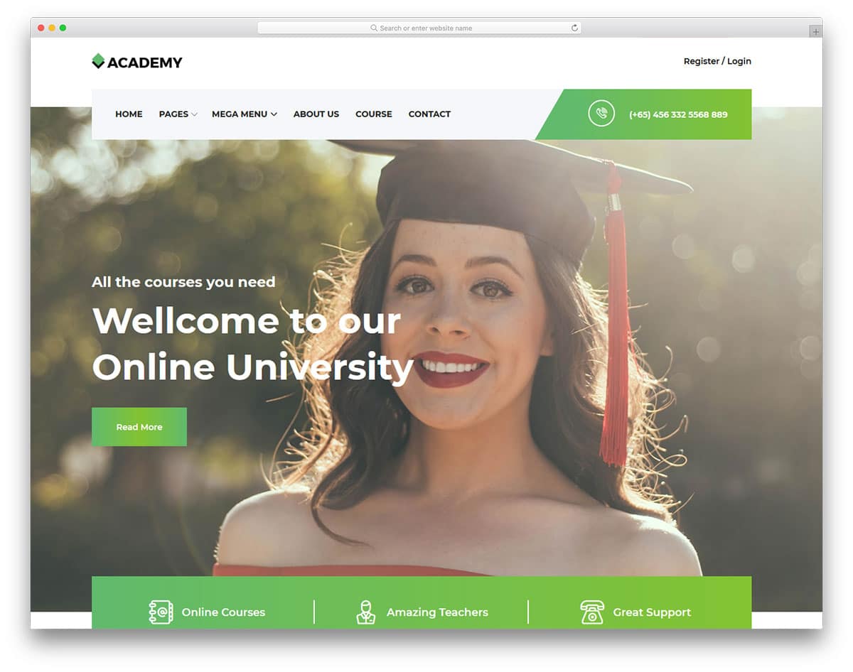 academy-free-bootstrap-college-templates