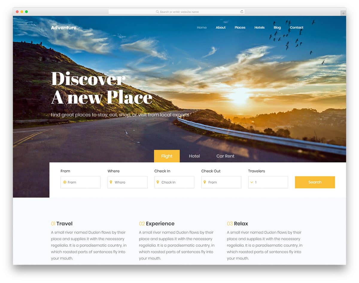 adventure2-free-bank-website-templates