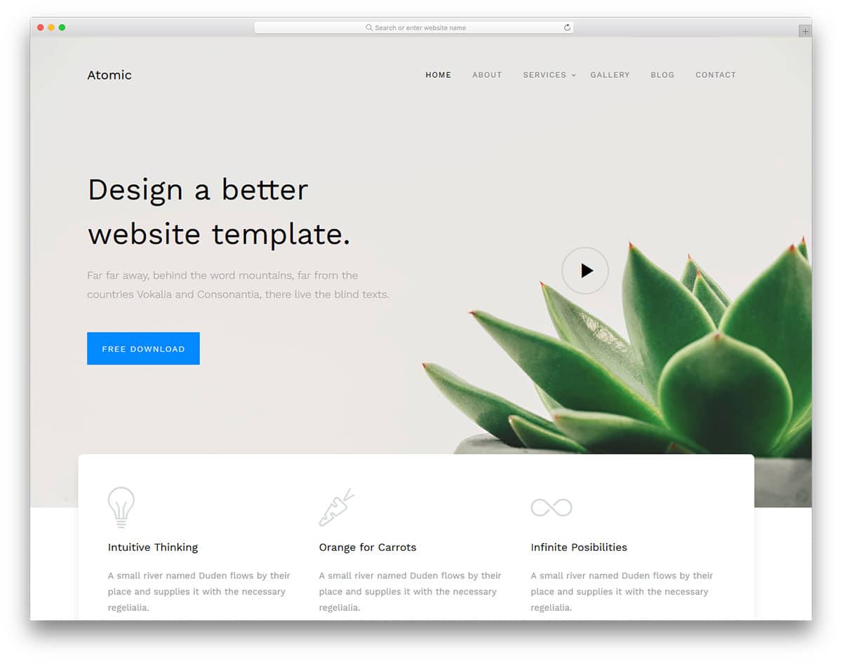 atomic-free-bootstrap-college-templates