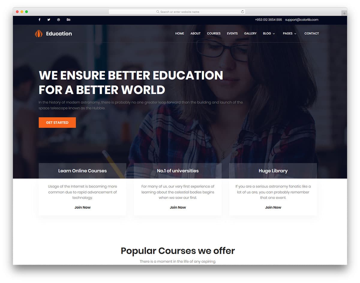 education-free-bootstrap-college-templates