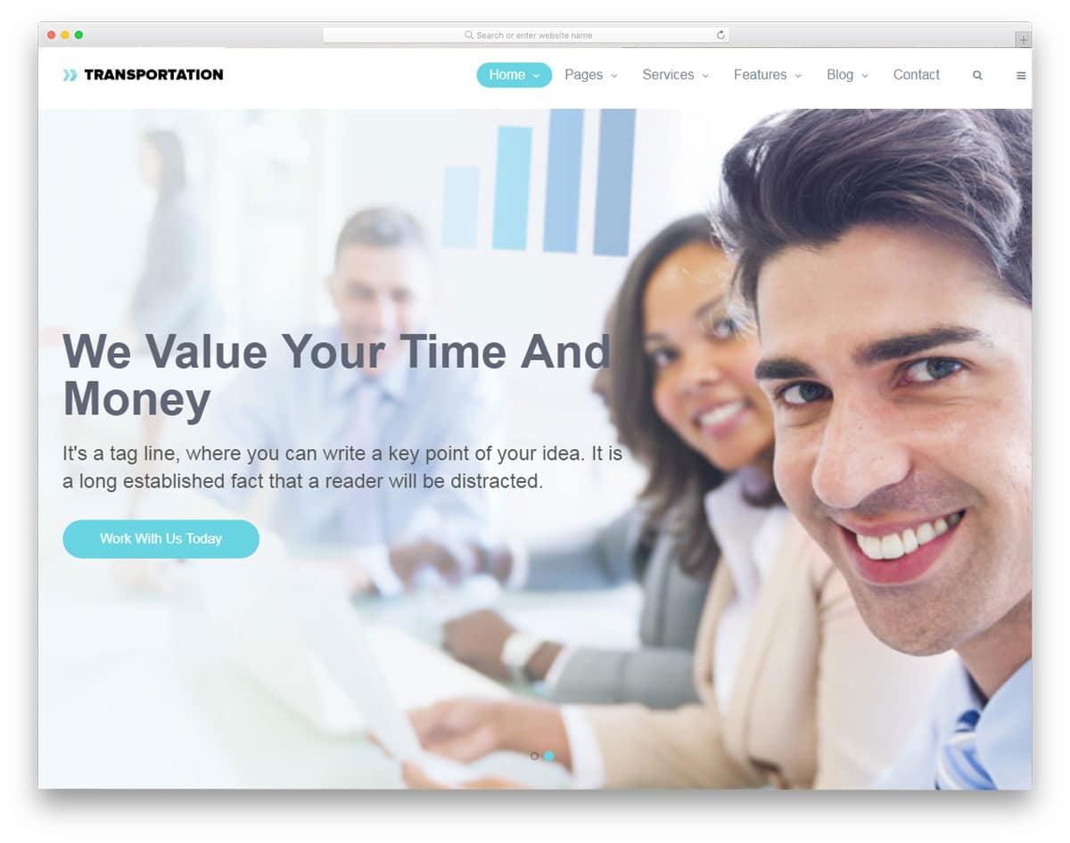 transportation-free-industrial-website-templates