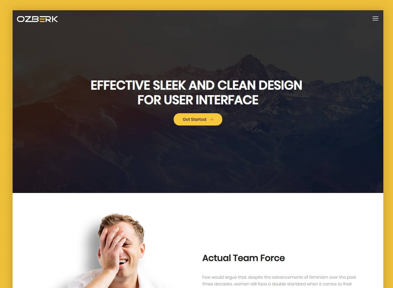 ozberk transportation website template