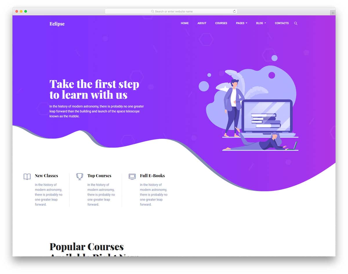 eclipse-free-bootstrap-college-templates