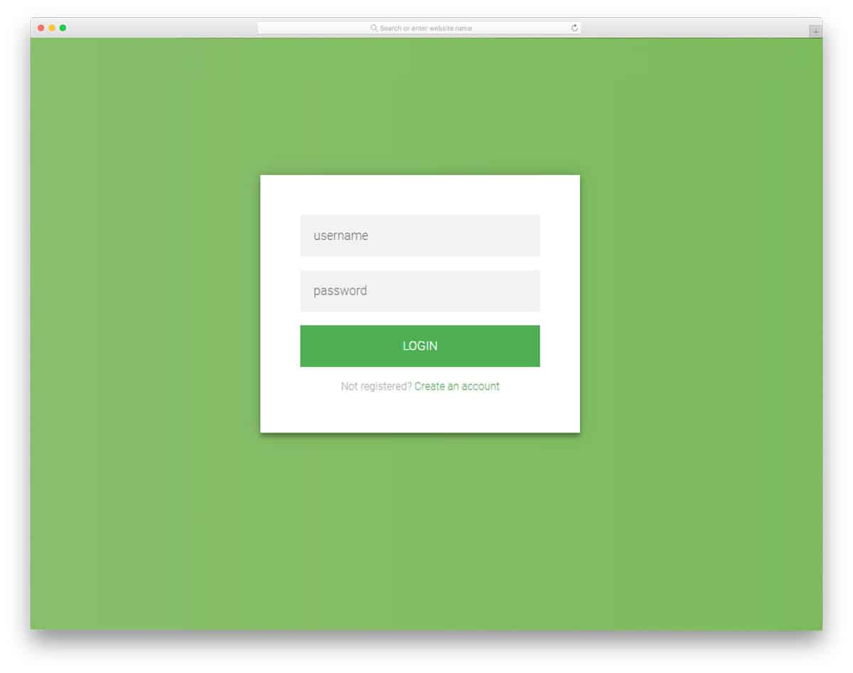 login form in html with validation free download