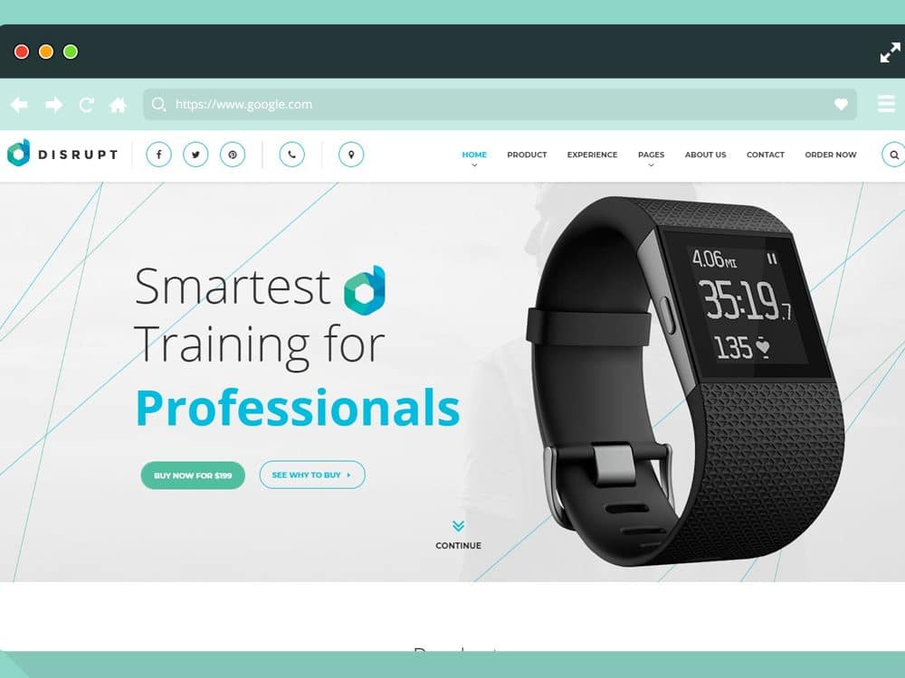ecommerce website template