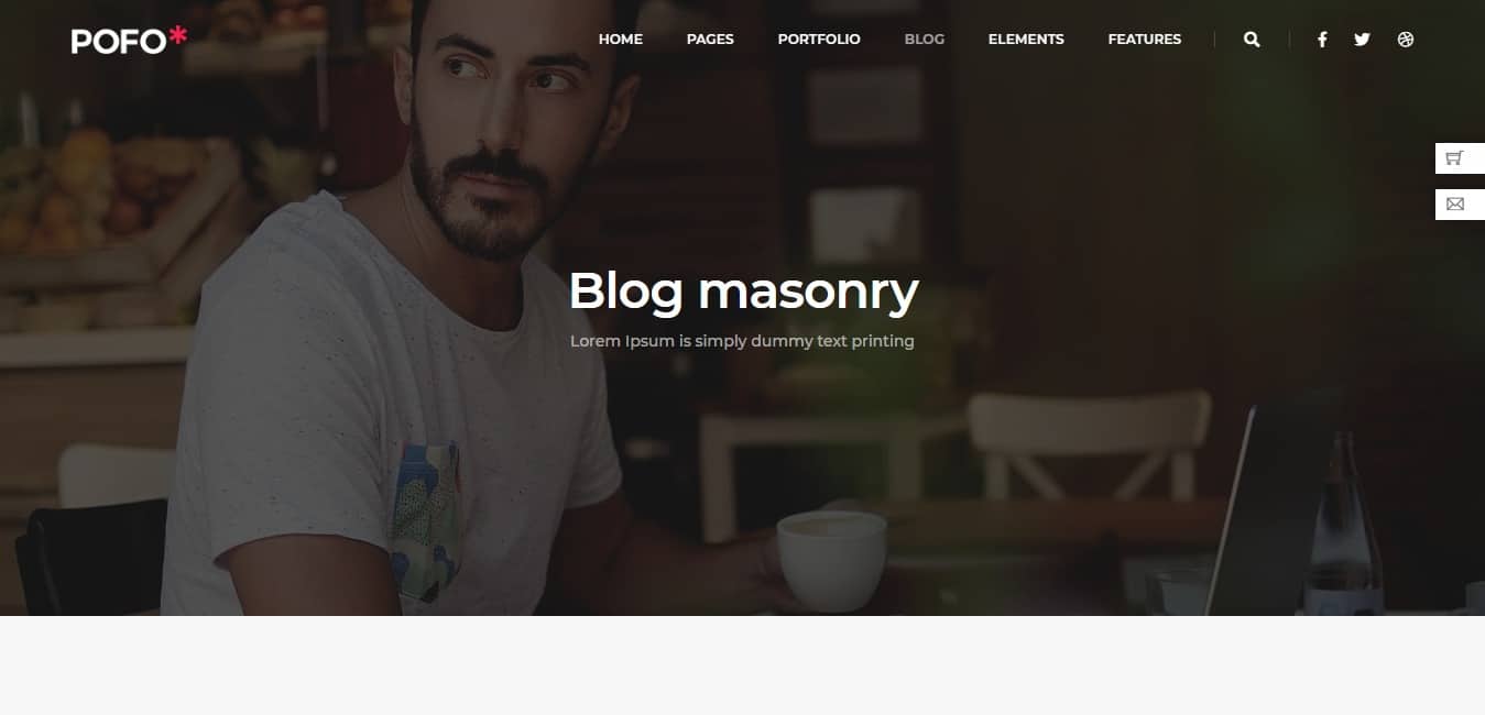 POFO – Creative Agency Corporate and Portfolio Multi purpose Template