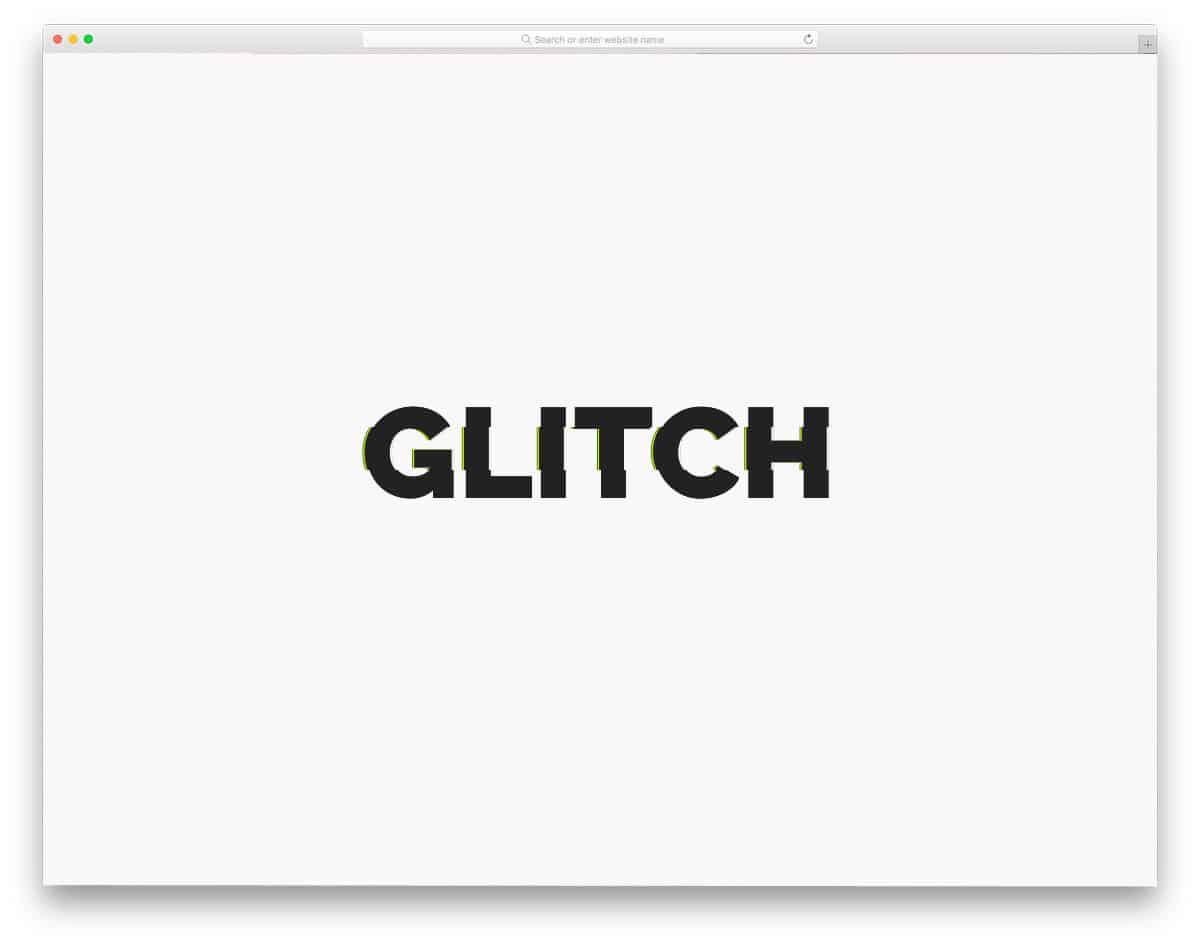 Glitched-Text