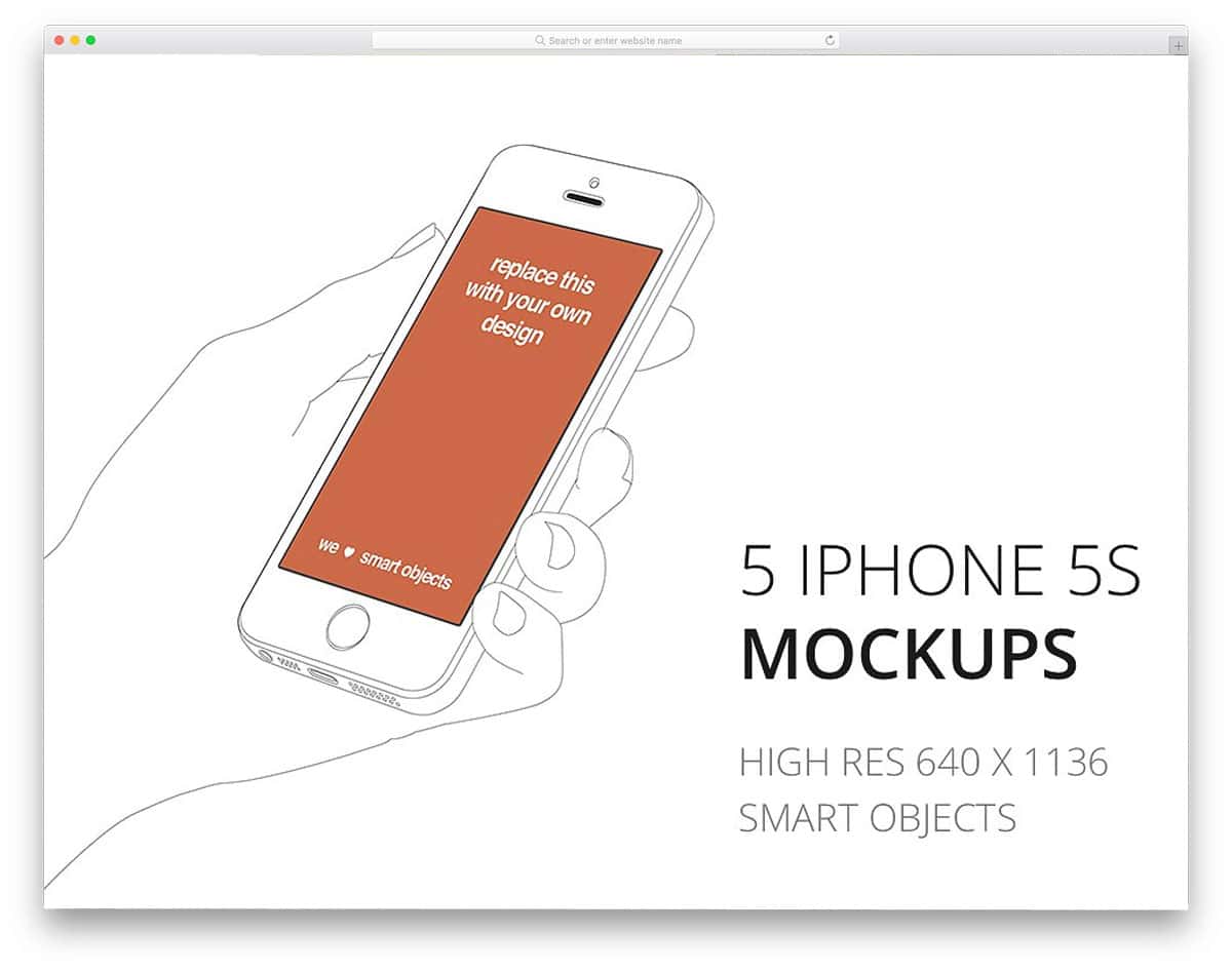 Outlined-iPhone-5s-mockups