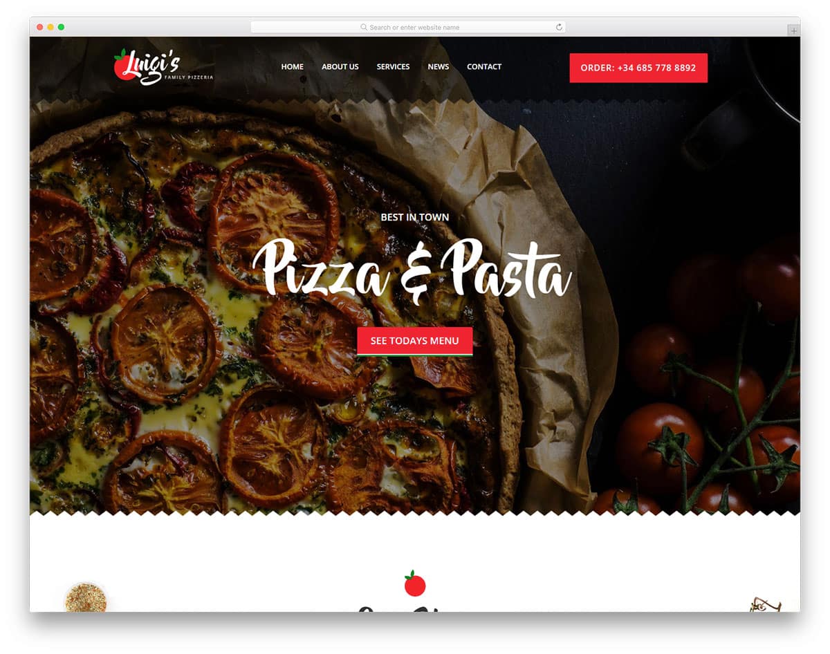 luigis-free-restaurant-website-templates