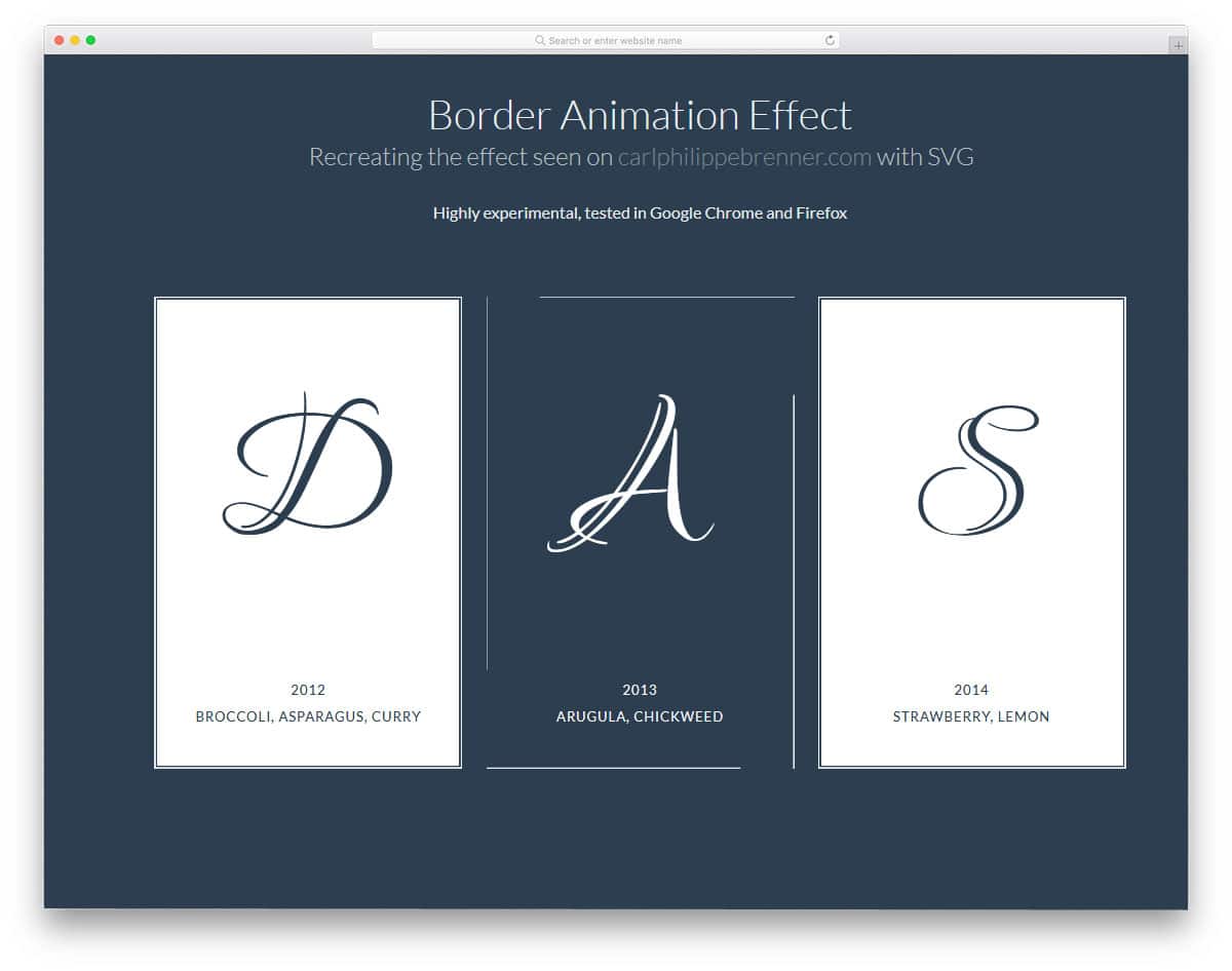 Download 33 Contemporary Style CSS Border Animation Effects In 2021 ...