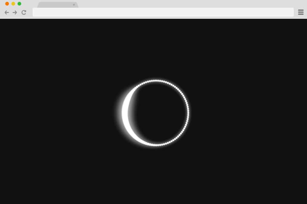 Eclipse Spinner CSS Spinners