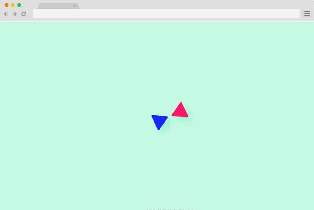 triangle loading animation