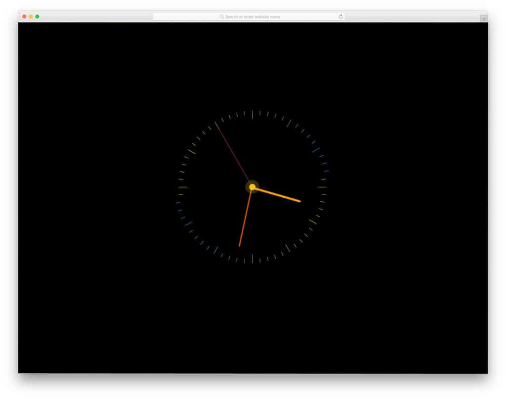 33 Cosy HTML Clock Designs For Modern Websites And Applications In 2020