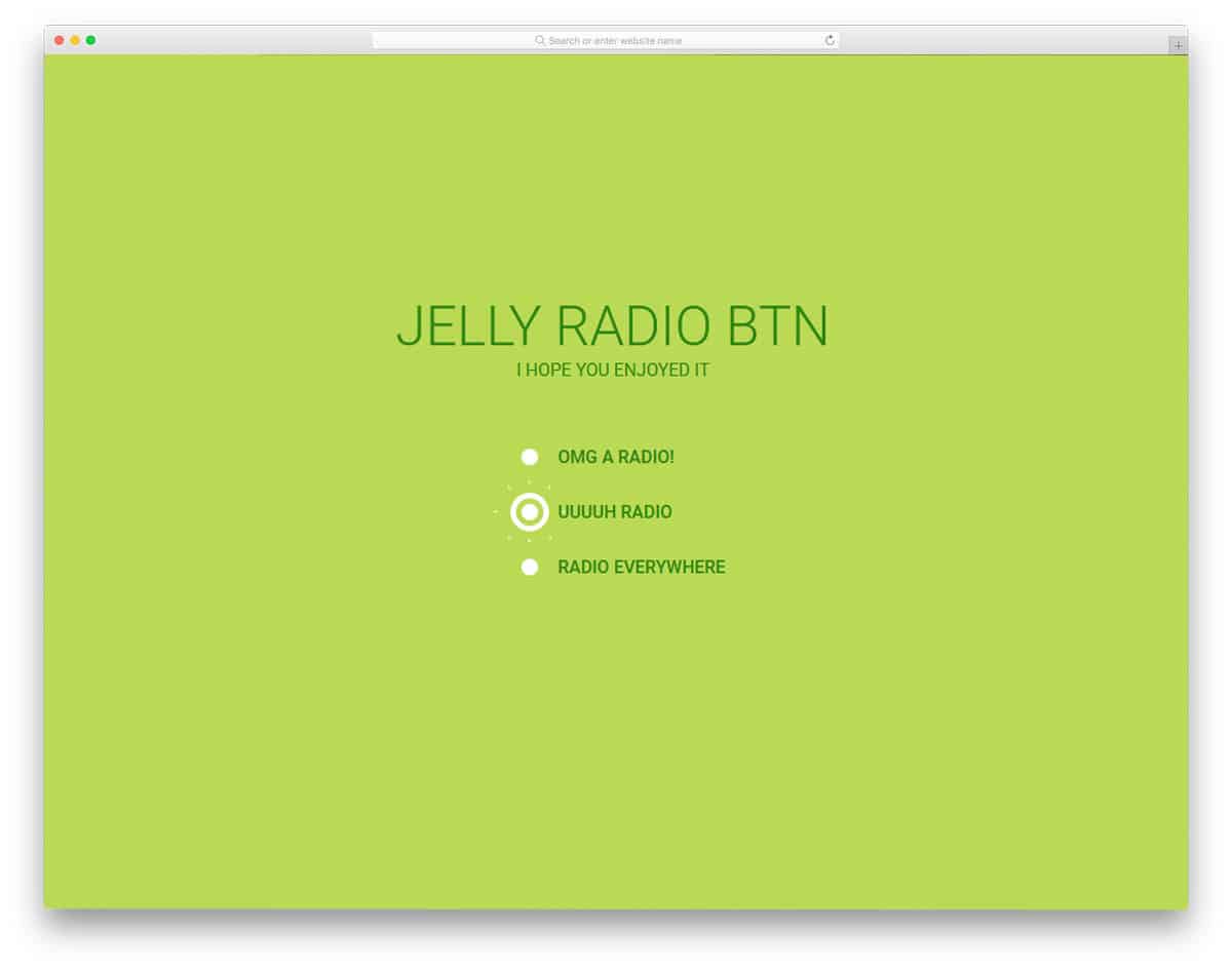 Jelly-Radio-Button
