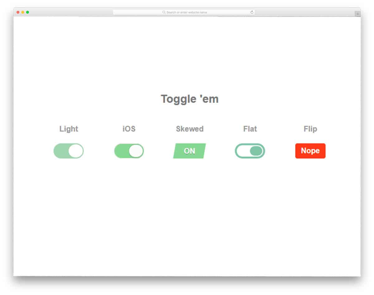 Download 36 Css Toggles To Clearly Express The Micro Interactions Uicookies