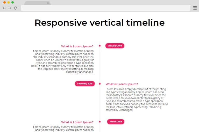 27 Best Vertical Timeline Templates 2026 - uiCookies