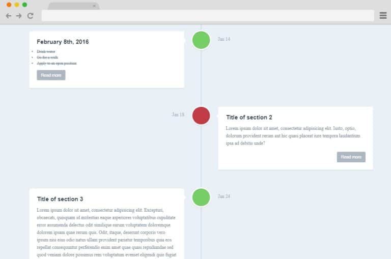 27 Best Vertical Timeline Templates 2026 - uiCookies