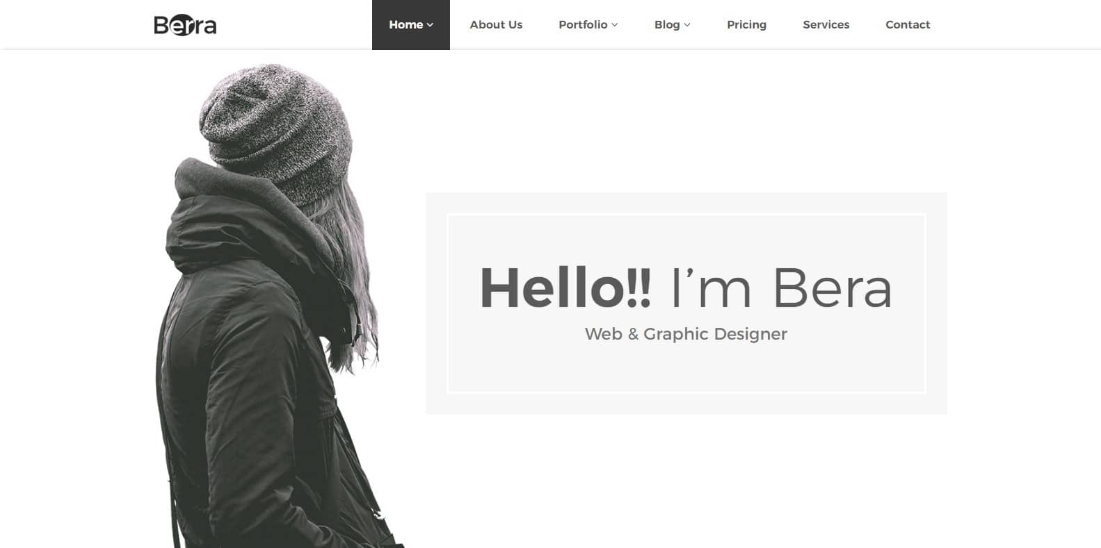 berra-single-website-template