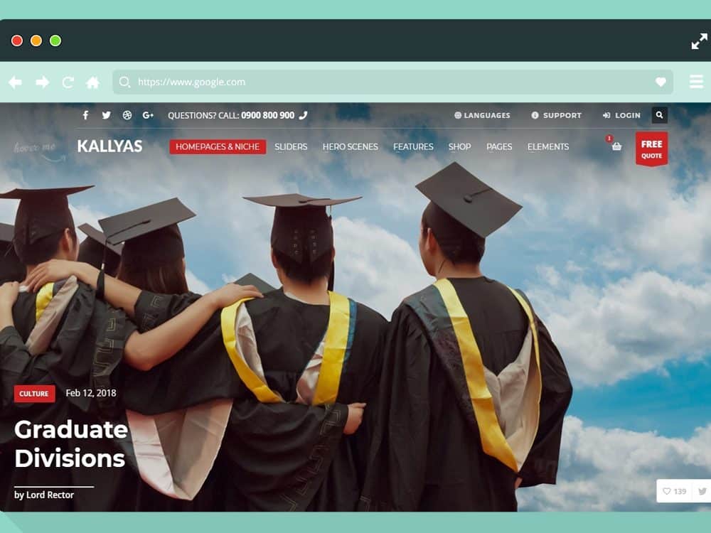 education-website-template