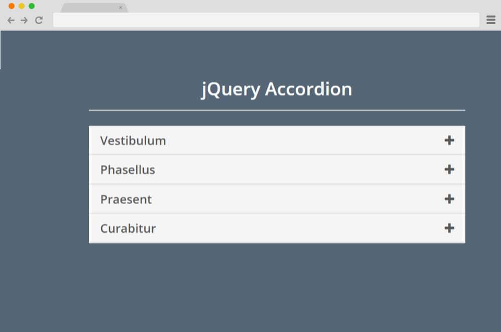 25 Jquery Accordion Examples To Try Out To Organize Your Site