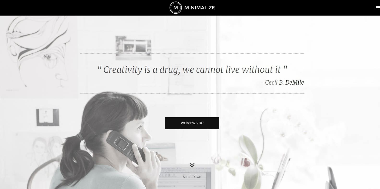 mimimalize-simple-website-template