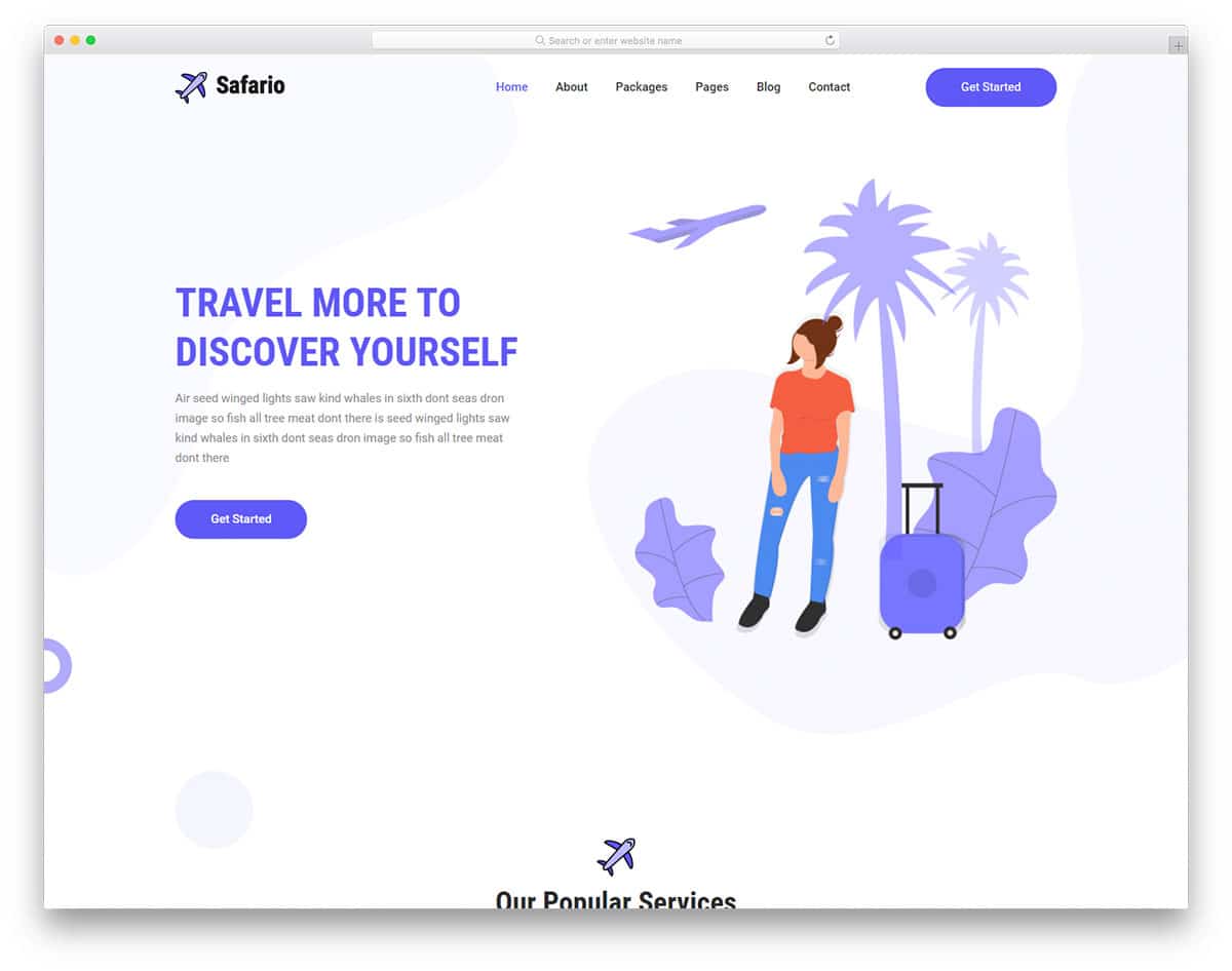 safario-free-bootstrap-landing-page-templates