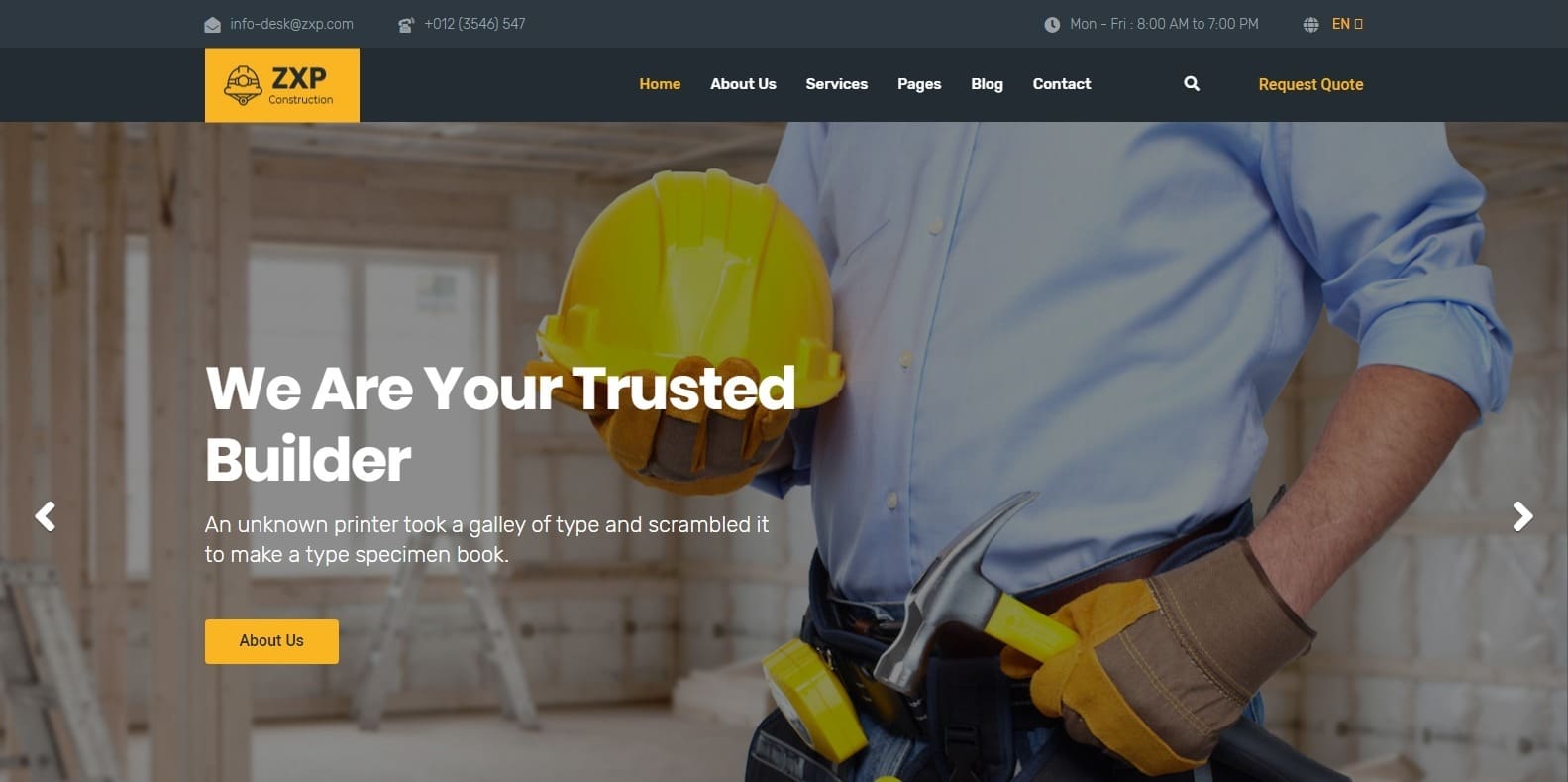 zxp-construction-website-template