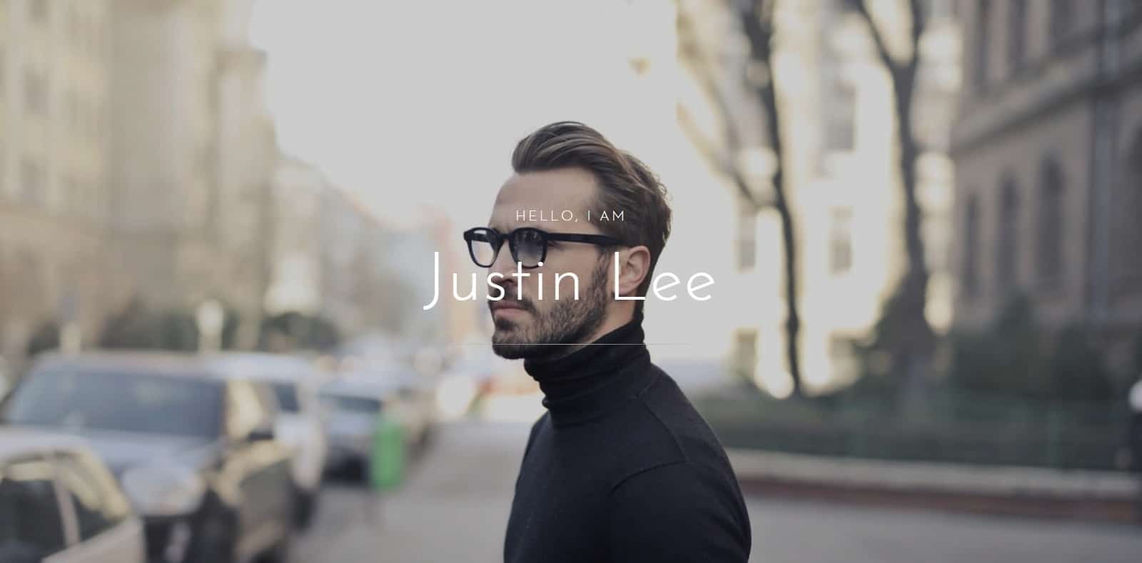 justin-personal-website-template